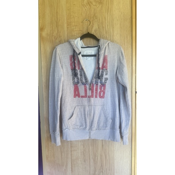 Billabong Tops - Billabong zip-up hoodie Women's Juniors S Medium Beige Y2K Skater Beach Comfort